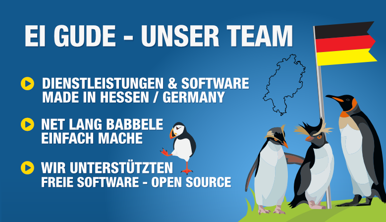 Ei Gude - Unser Team - Dienstleistungen & Software made in Hessen / Germany